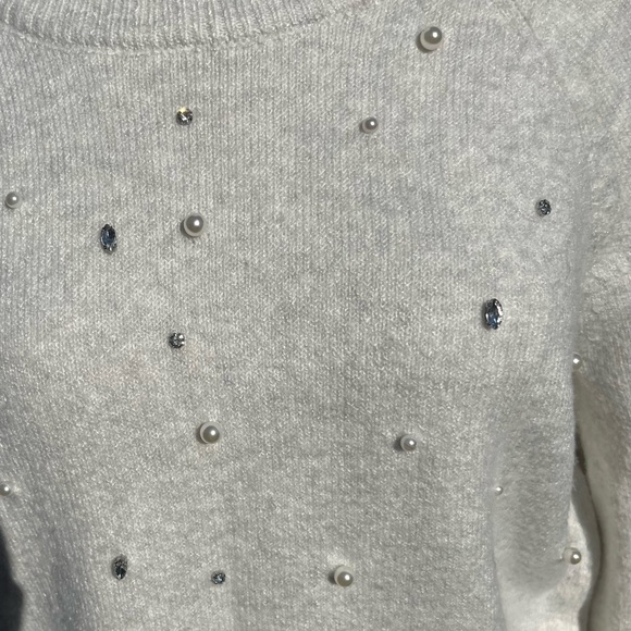 Gray embellished sweater - Picture 3 of 3